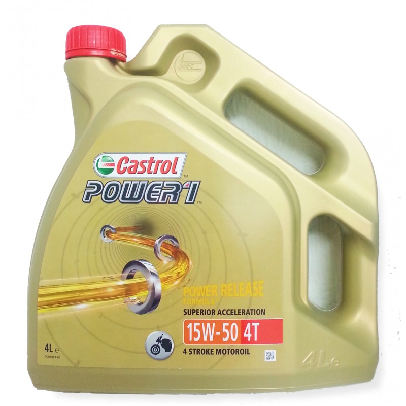 Aceite Castrol Power1 15W50 4T 4L