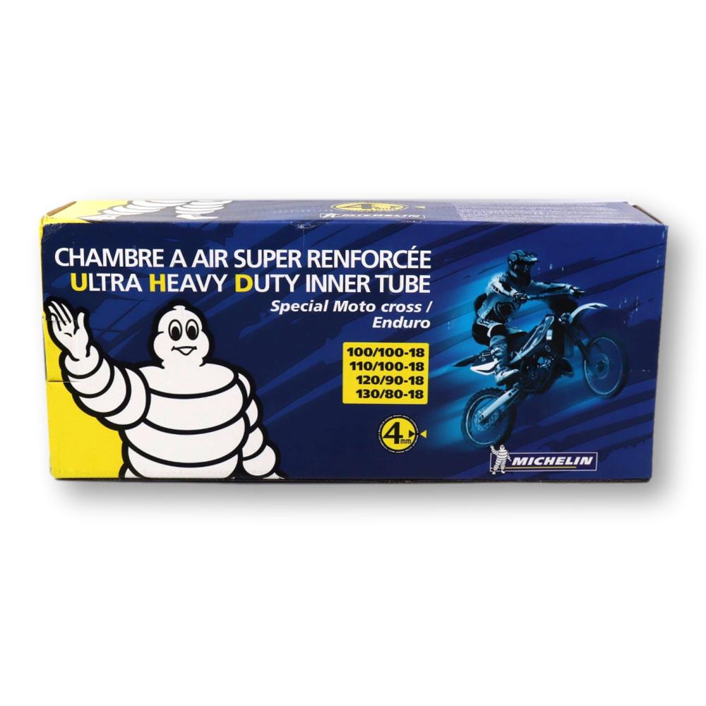 Cámara Delantera Super Reforzada Michelin 21´ + Cámara Trasera Super Reforzada 18´