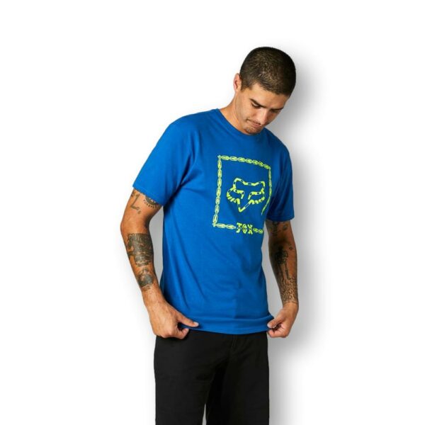 Camiseta Fox Casual Cell Block Premium Azul