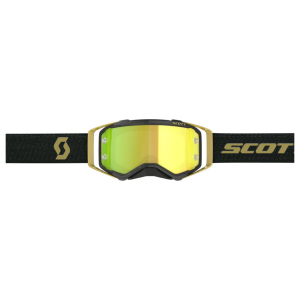 Gafas Cross Scott Prospect Negro Oro Mirror Lens