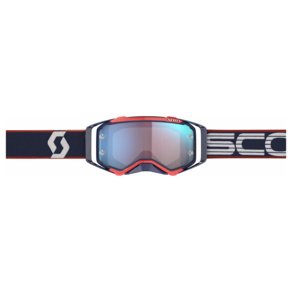 Gafas Cross Scott Prospect Retro Azul Rojo Mirror Lens