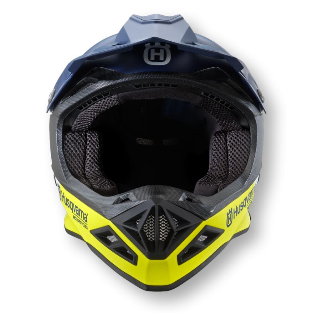 web-3HS22001400___3 Casco Husqvarna Railed Niño Azul Flúor