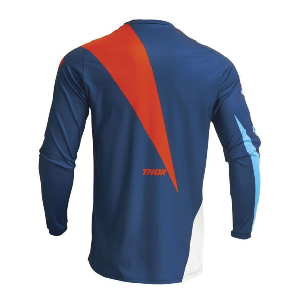 Camiseta Thor Sector Edge Azul Naranja MX23