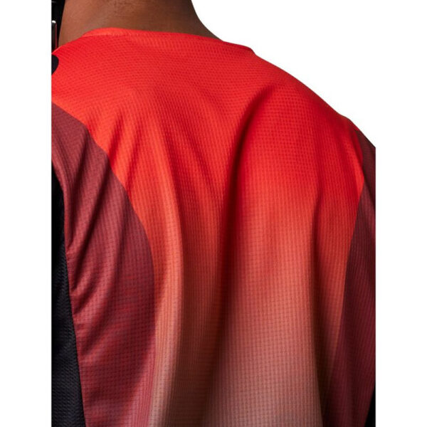 Camiseta Fox 180 Leed Negro Rojo MX23
