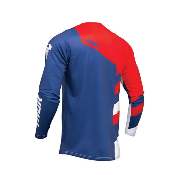 Camiseta Thor Sector Checker Azul Rojo MX24