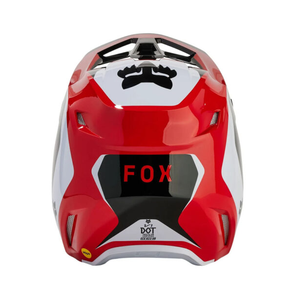 Casco Fox V1 Nitro Negro Rojo MX24