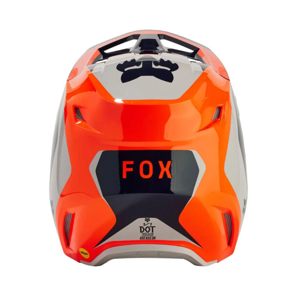 Casco Fox V1 Nitro Azul Naranja MX24