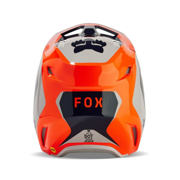 Casco Fox V1 Nitro Infantil Azul Naranja MX24